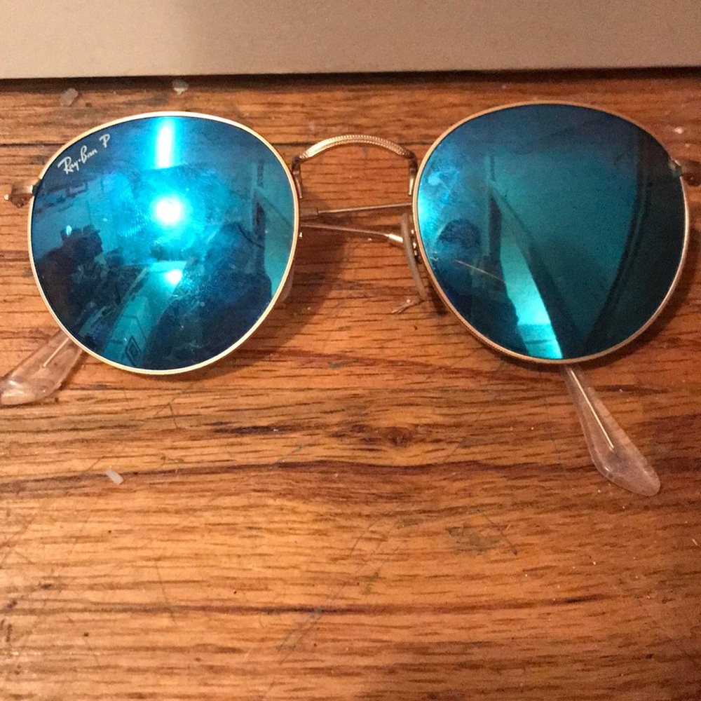 Ray Ban polarized round sunglasses